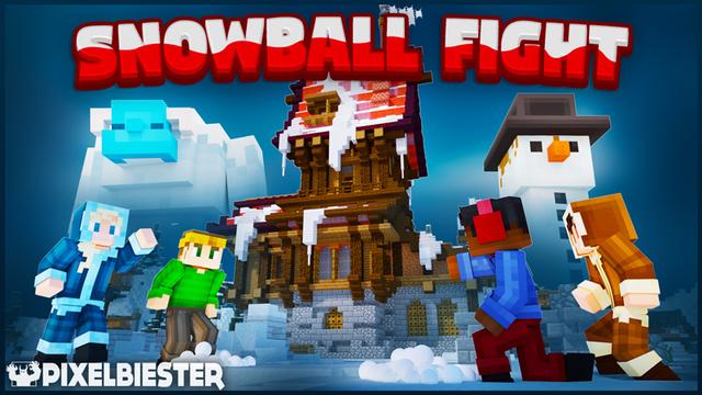 Thumbnail of the Minecraft Bedrock Marketplace product Snowball Fight created by Pixelbiester.