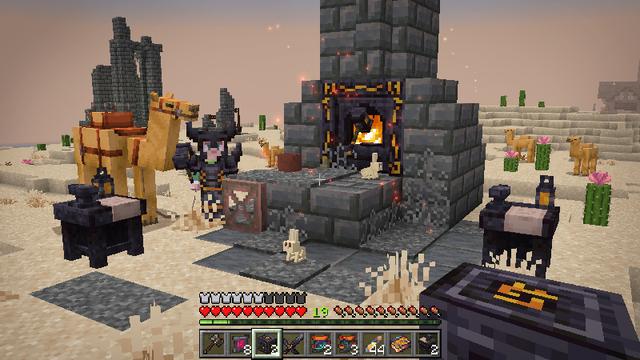 Screenshot of the Minecraft Bedrock Marketplace product Structures & Stuff Add-On created by Pixelbiester.