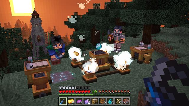 Screenshot of the Minecraft Bedrock Marketplace product Structures & Stuff Add-On created by Pixelbiester.