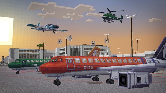 Screenshot of the Minecraft Bedrock Marketplace product The Airport created by Pixelbiester.