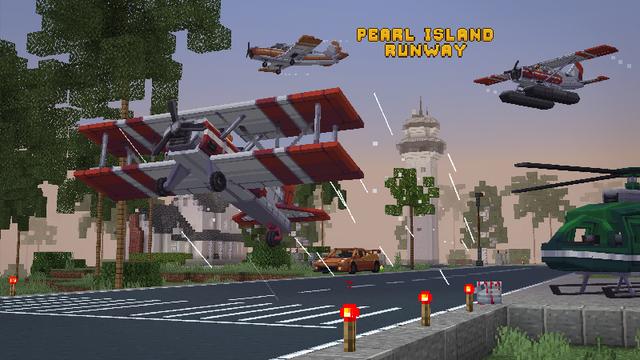 Screenshot of the Minecraft Bedrock Marketplace product The Airport created by Pixelbiester.