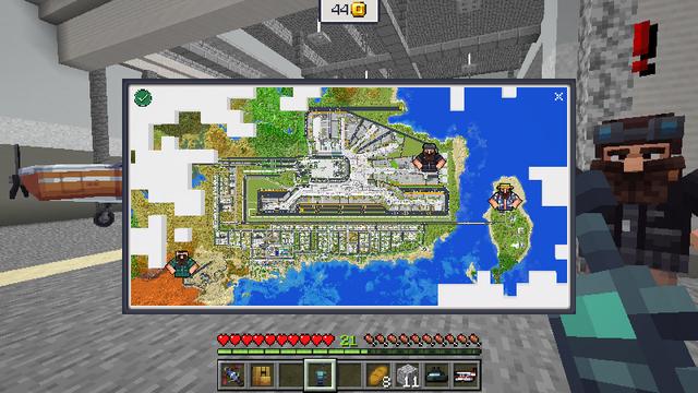 Screenshot of the Minecraft Bedrock Marketplace product The Airport created by Pixelbiester.