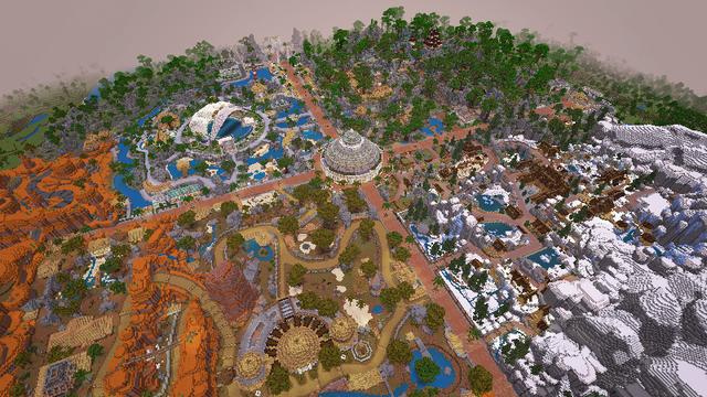 Screenshot of the Minecraft Bedrock Marketplace product The Empty Zoo created by Pixelbiester.