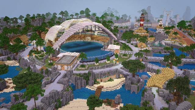 Screenshot of the Minecraft Bedrock Marketplace product The Empty Zoo created by Pixelbiester.