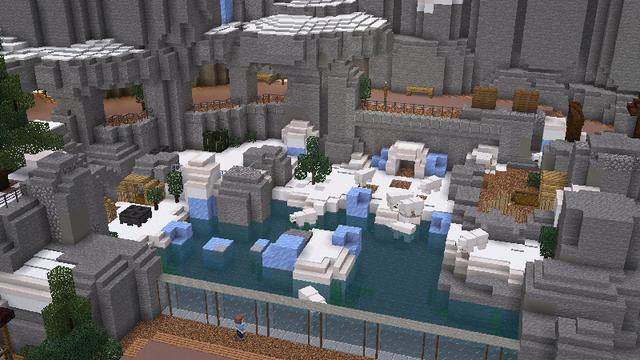 Screenshot of the Minecraft Bedrock Marketplace product The Empty Zoo created by Pixelbiester.
