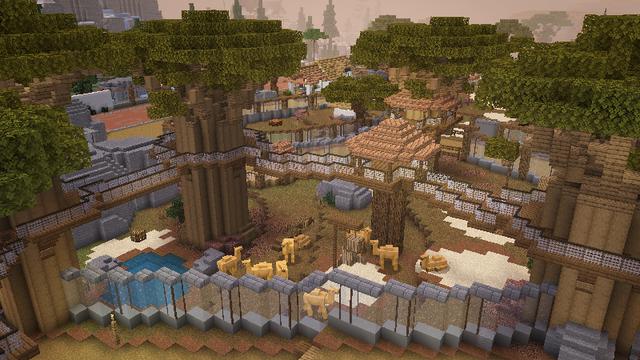 Screenshot of the Minecraft Bedrock Marketplace product The Empty Zoo created by Pixelbiester.