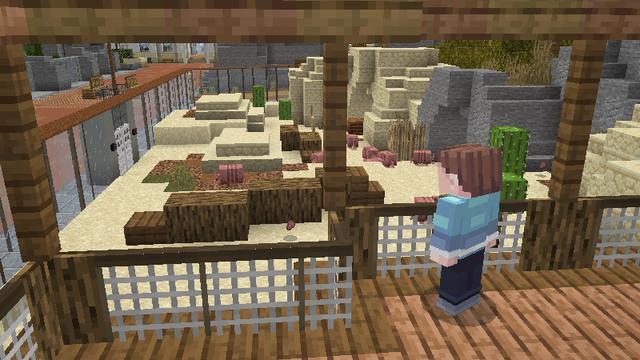 Screenshot of the Minecraft Bedrock Marketplace product The Empty Zoo created by Pixelbiester.