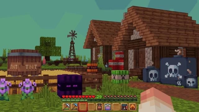 Screenshot of the Minecraft Bedrock Marketplace product TNT created by Pixelbiester.