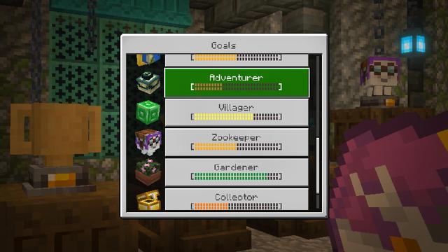 Screenshot of the Minecraft Bedrock Marketplace product UTILITY: Trophies, Stats, and More Add-On created by Pixelbiester.