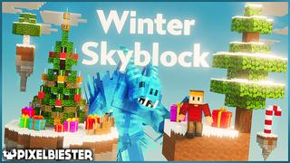 Thumbnail of the Minecraft Bedrock Marketplace product Skyblock d'hiver created by Pixelbiester.