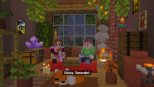 Screenshot of the Minecraft Bedrock Marketplace product Zephyr – Relaxing Sounds created by Pixelbiester.