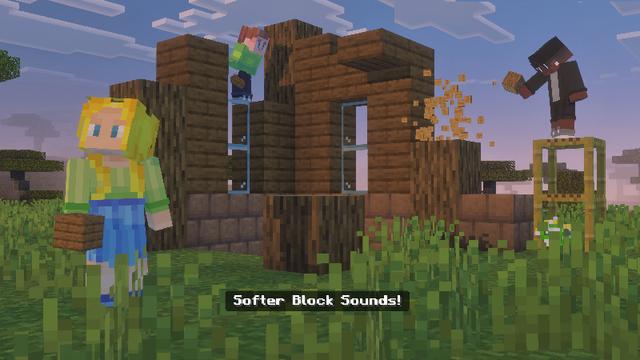 Screenshot of the Minecraft Bedrock Marketplace product Zephyr – Relaxing Sounds created by Pixelbiester.