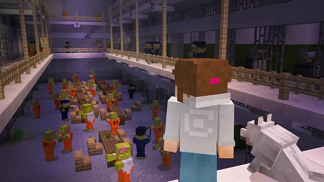 Screenshot of the Minecraft Bedrock Marketplace product Zombie Bunker Challenge created by Pixelbiester.