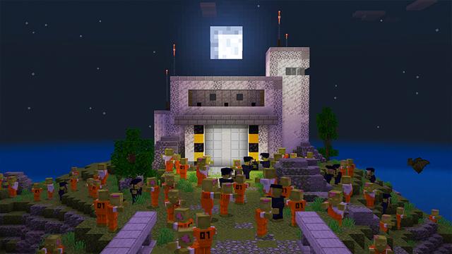 Screenshot of the Minecraft Bedrock Marketplace product Zombie Bunker Challenge created by Pixelbiester.