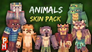 Thumbnail of the Minecraft Bedrock Marketplace product Animals Skin Pack created by PixelHeads.