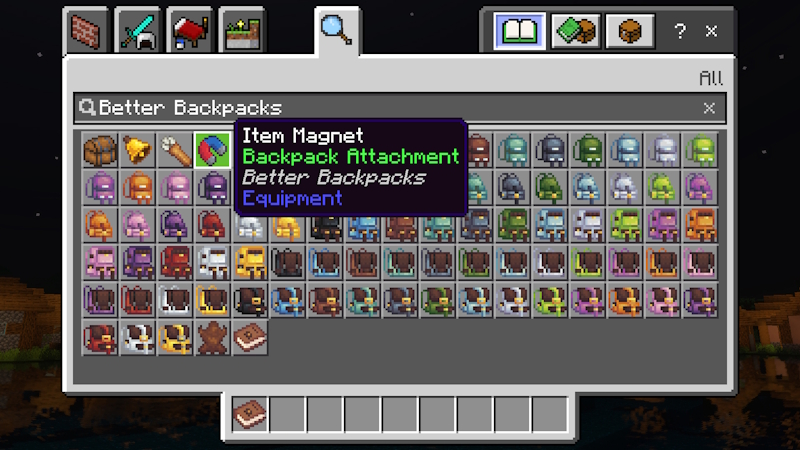 Better Backpacks Add-On by PixelHeads | CHUNK - Minecraft Bedrock ...