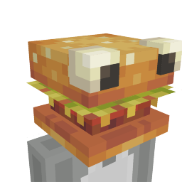 Thumbnail of the Minecraft Bedrock Marketplace product Burger Head created by PixelHeads.