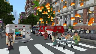 Screenshot of the Minecraft Bedrock Marketplace product City Life 3 created by PixelHeads.
