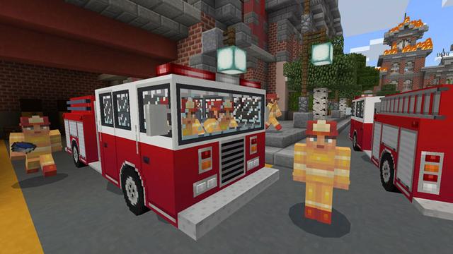 Screenshot of the Minecraft Bedrock Marketplace product City Life created by PixelHeads.
