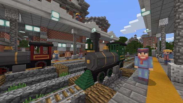 Screenshot of the Minecraft Bedrock Marketplace product City Life created by PixelHeads.