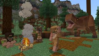 Screenshot of the Minecraft Bedrock Marketplace product Dinosaur Age created by PixelHeads.