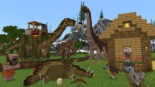 Screenshot of the Minecraft Bedrock Marketplace product Dinosaur Age created by PixelHeads.