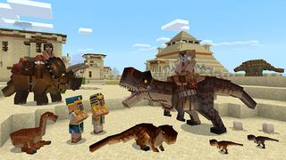 Screenshot of the Minecraft Bedrock Marketplace product Dinosaur Age created by PixelHeads.
