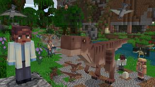 Screenshot of the Minecraft Bedrock Marketplace product Dinosaur Explore created by PixelHeads.