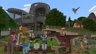 Screenshot of the Minecraft Bedrock Marketplace product Dinosaur Explore created by PixelHeads.