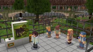 Screenshot of the Minecraft Bedrock Marketplace product Dinosaur Explore created by PixelHeads.