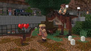 Screenshot of the Minecraft Bedrock Marketplace product Dinosaur Explore created by PixelHeads.