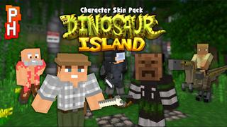 Thumbnail of the Minecraft Bedrock Marketplace product Dinosaur Island Characters created by PixelHeads.