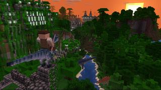 Screenshot of the Minecraft Bedrock Marketplace product Dinosaur Island created by PixelHeads.