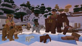 Screenshot of the Minecraft Bedrock Marketplace product Dinosaur Add-On created by PixelHeads.