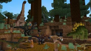 Screenshot of the Minecraft Bedrock Marketplace product Dinosaur Add-On created by PixelHeads.
