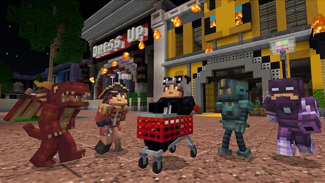 Screenshot of the Minecraft Bedrock Marketplace product Dress Up created by PixelHeads.