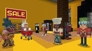 Screenshot of the Minecraft Bedrock Marketplace product Dress Up created by PixelHeads.