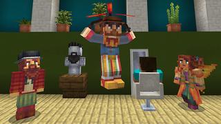 Screenshot of the Minecraft Bedrock Marketplace product Dress Up created by PixelHeads.