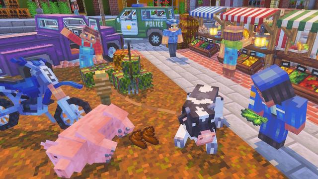 Screenshot of the Minecraft Bedrock Marketplace product Farm Life Add-On created by PixelHeads.