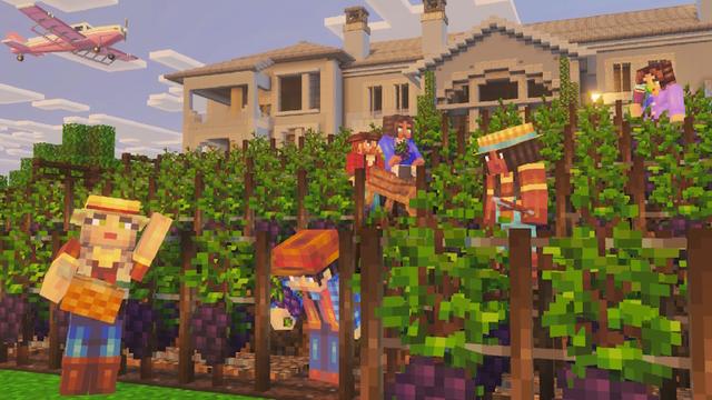 Screenshot of the Minecraft Bedrock Marketplace product Farm Life Add-On created by PixelHeads.