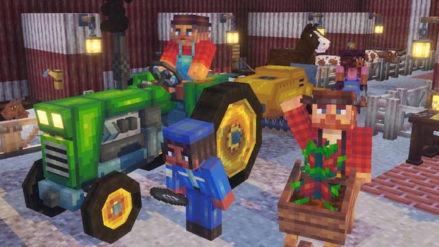 Screenshot of the Minecraft Bedrock Marketplace product Farm Life Add-On created by PixelHeads.