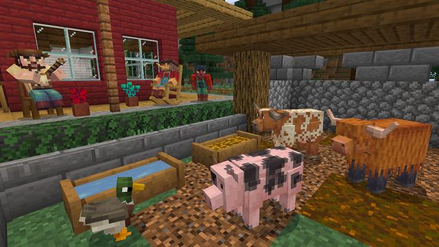 Screenshot of the Minecraft Bedrock Marketplace product Farm Life created by PixelHeads.
