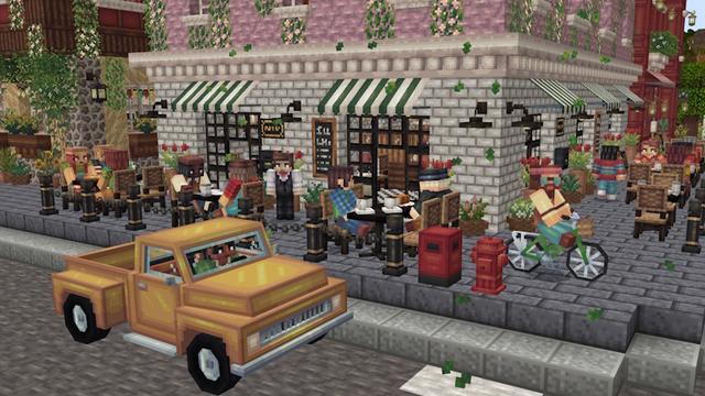 Screenshot of the Minecraft Bedrock Marketplace product Furniture Life Add-On v2.0 created by PixelHeads.
