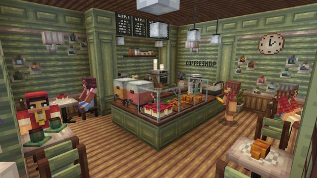 Screenshot of the Minecraft Bedrock Marketplace product Furniture Life Add-On v2.0 created by PixelHeads.