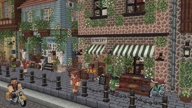 Screenshot of the Minecraft Bedrock Marketplace product Furniture Life Add-On v2.0 created by PixelHeads.