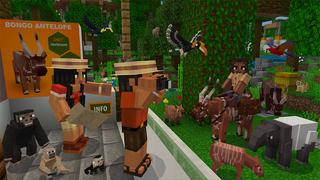 Screenshot of the Minecraft Bedrock Marketplace product Jungle Zoo created by PixelHeads.
