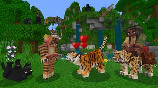 Screenshot of the Minecraft Bedrock Marketplace product Jungle Zoo created by PixelHeads.