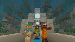 Screenshot of the Minecraft Bedrock Marketplace product Jungle Zoo created by PixelHeads.