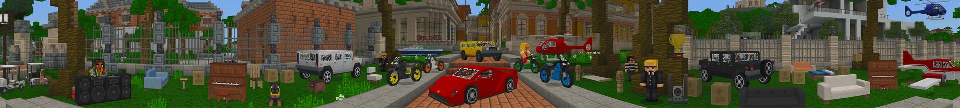 Panorama of the Minecraft Bedrock Marketplace product Luxury Life created by PixelHeads.