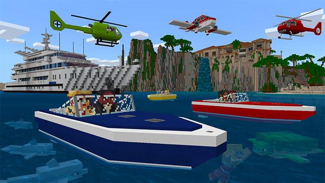 Screenshot of the Minecraft Bedrock Marketplace product Luxury Life created by PixelHeads.